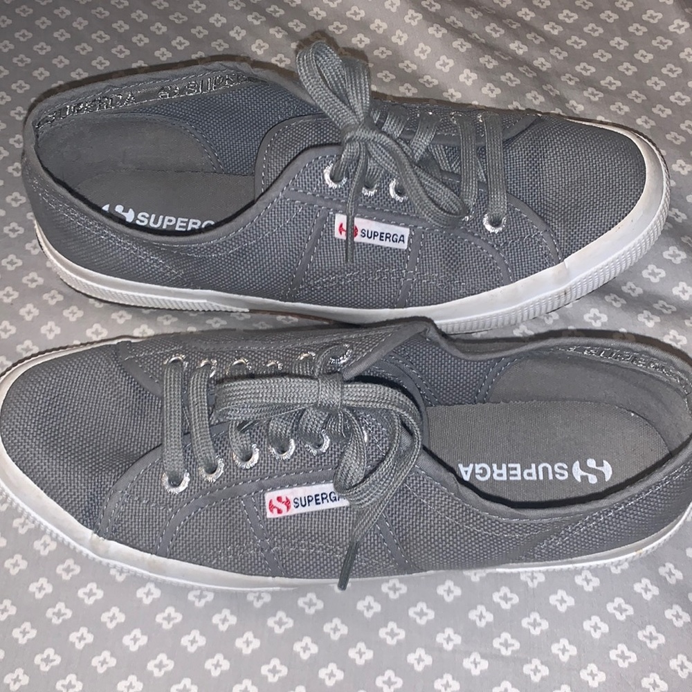 Superga shoes. gray - Size 40 which is a US size 9